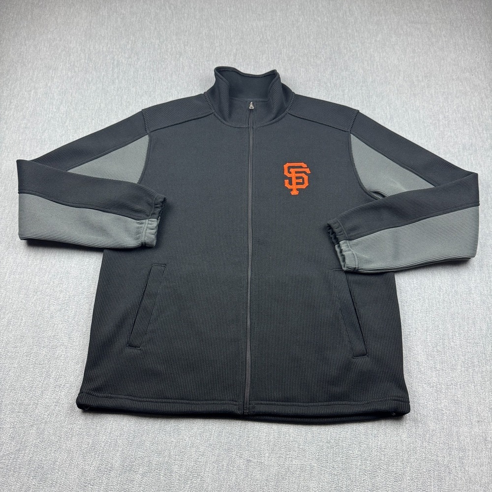 San Francisco Giants Jacket Mens Large Black MLB Genuine Merchandise Baseball